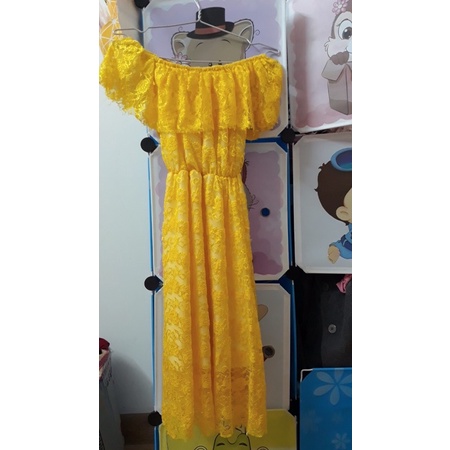 thanh lý đầm ren maxi