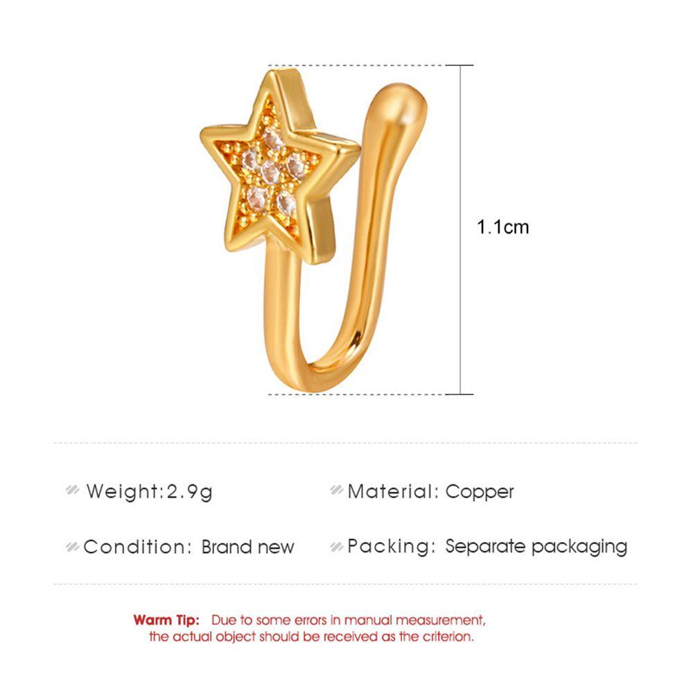 Khuyên Xỏ Mũi Không Cần Xỏ Lỗ Thiết Kế Thời Trang