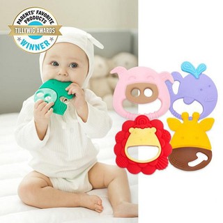 Đồ gặm nướu silicon Sensory cho bé Marcus & Marcus 6M+