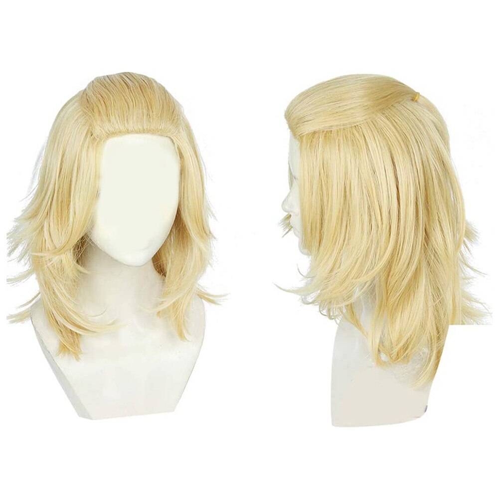 Tóc Giả Hóa Trang Nhân Vật Phim Hoạt Hình Tokyo Revengers Sano Manjir Mikey 50cm Chifuyu Matsuno Wig