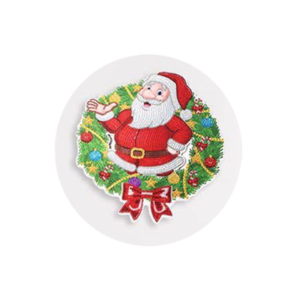 Thiệp Giáng Sinh Treo Tường 5D Trang Trí Hình Ông Già Noel
