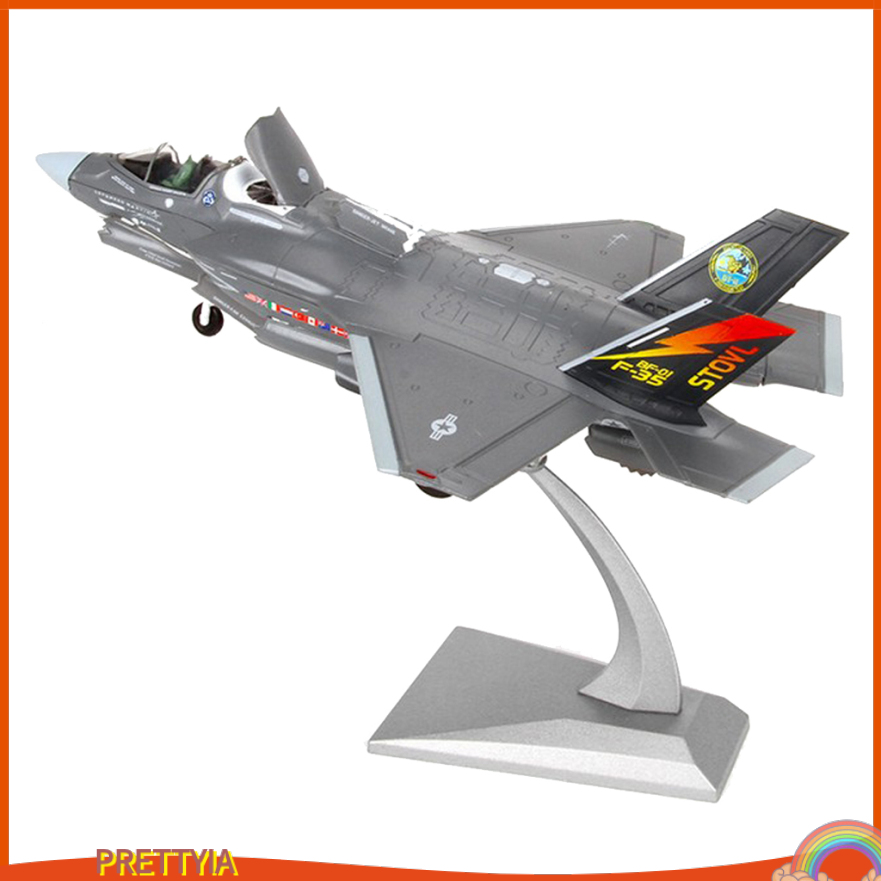 AIRCRAFT MODEL Đồ trang trí Máy Bay Chiến Đấu Diecast F-35B Tỉ Lệ 1: 72