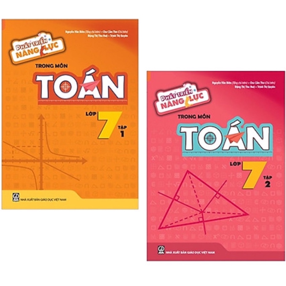 Sách - Combo phát triển năng lực trong môn toán lớp 7 tập 1 + tập 2 ( trọn bộ 2 cuốn )