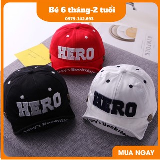Mũ thêu chữ HERO đáng yêu cho bé trai/bé gái