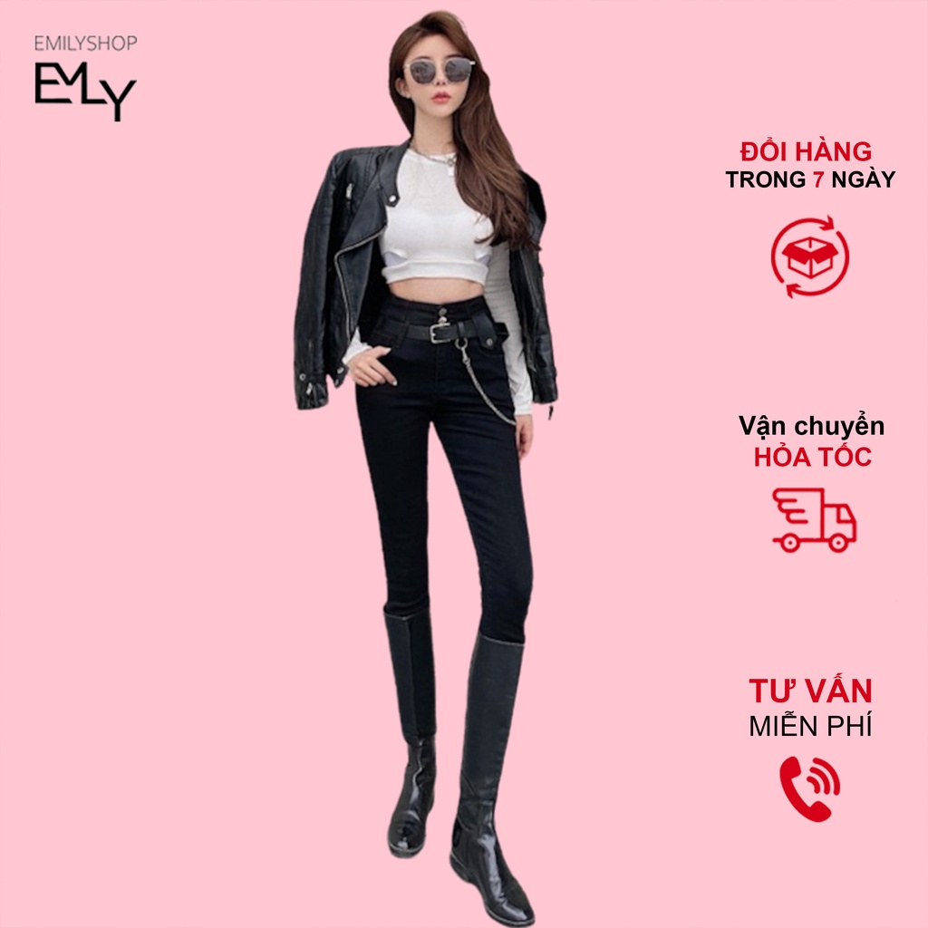 QUẦN JEANS ÔM THỜI TRANG NỮ