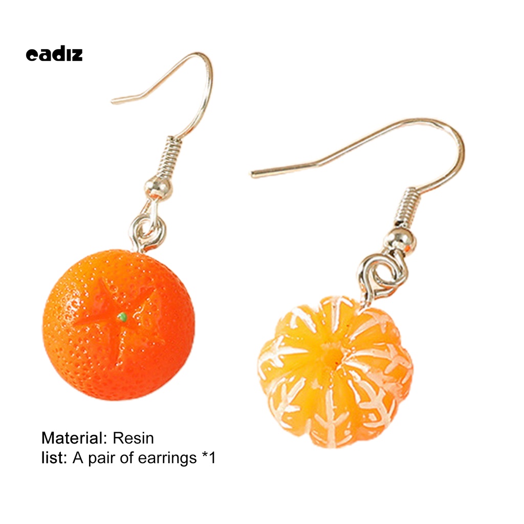 Bông tai hình quả cam dễ thương cho nữ