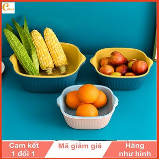 Thau nhựa có rổ thiết kế mới.