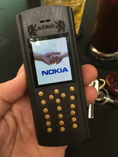 nokia 1661,vỏ gỗ cao cấp