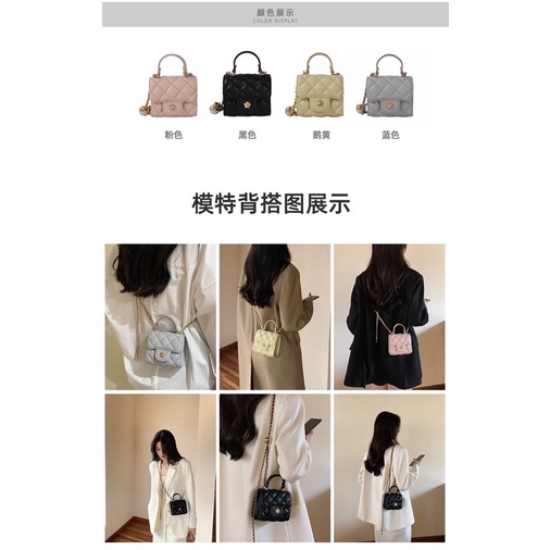 Túi 𝐍𝐑𝐄́𝐓𝐑𝐎 mini có tay cầm