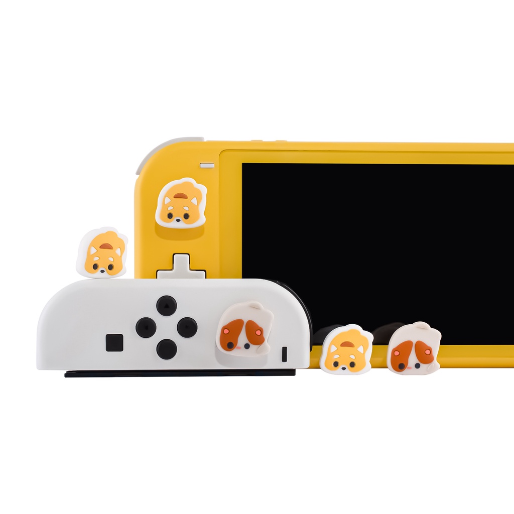 Nút Bọc Cần Điều Khiển Chơi Game Nintendo Switch / OLED / Switch Lite Bằng Silicon Mềm Dễ Thương
