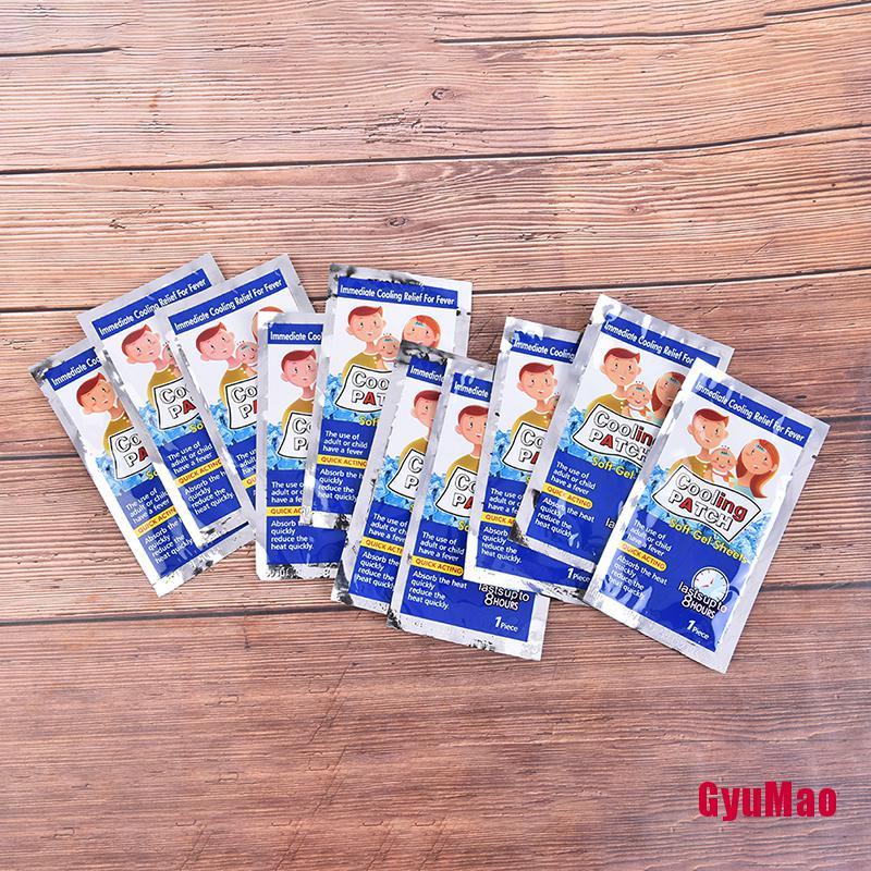 Set 10 Miếng Dán Giảm Đau Rrx1Gumo Tiện Dụng Cho Đầu Em Bé