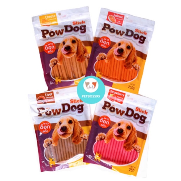 QUE DẺO POW DOG CHO CHÓ 250GR THÁI LAN - SNACK CHO CHÓ