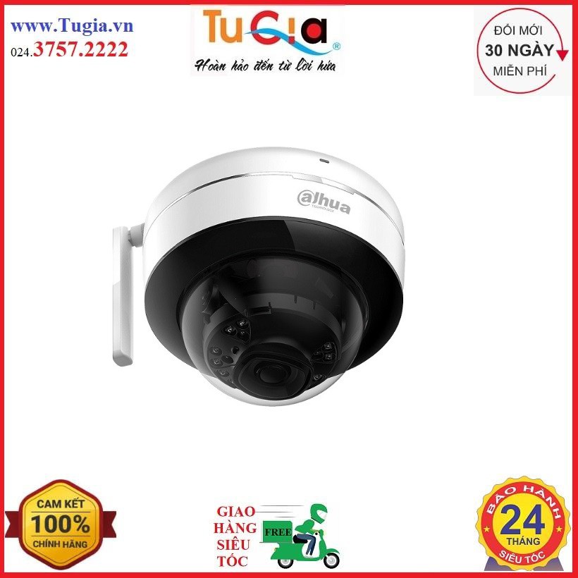 Camera IP hồng ngoại không dây 2.0 Megapixel DAHUA IPCD26PIMOU Hàng Chính Hãng