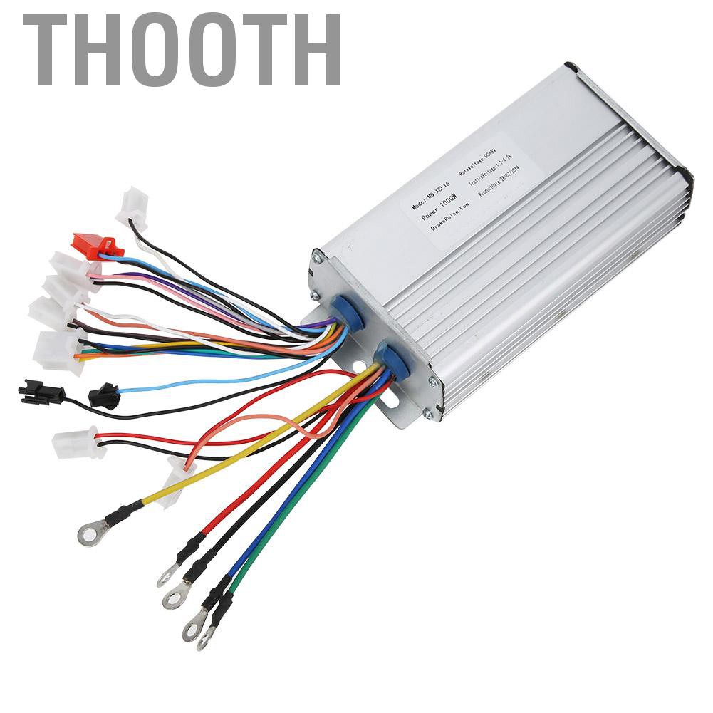 Thooth 48V 1000W Brushless Motor Controller Low Failure Rate for Electric Bicycle Scooter