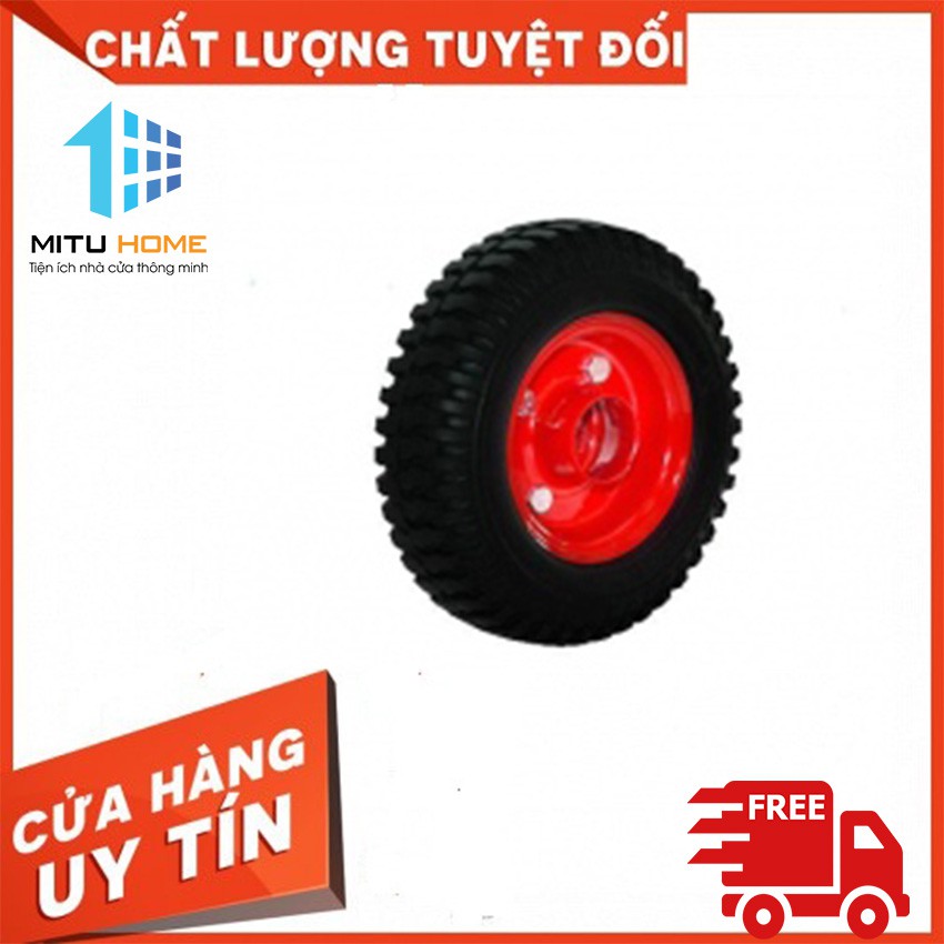 Bánh xe cao su 20cm - MITUHOME - Dùng để thay thế xe đẩy hàng 2 bánh hoặc 4 bánh