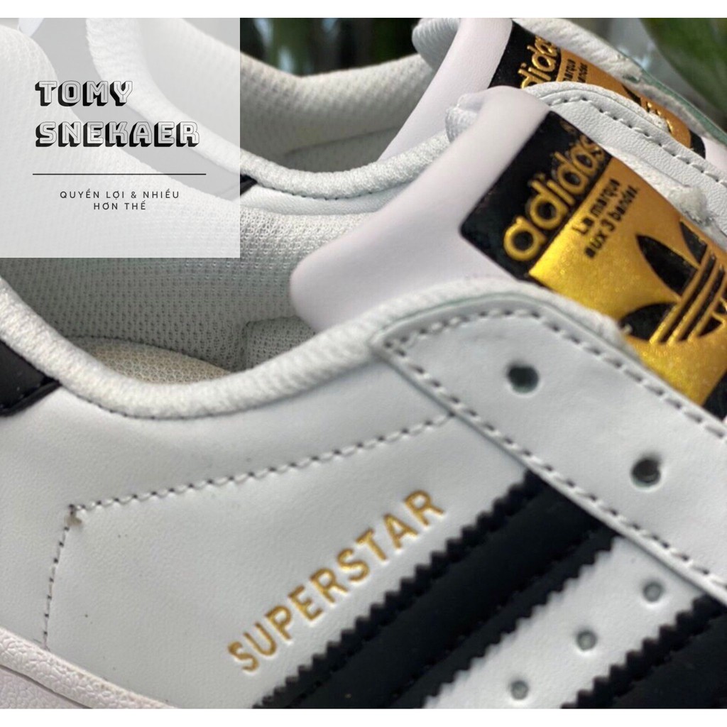 [Mã FAGREEN245 giảm tới 30K đơn 99K] [Chuẩn 11] Giày Thể Thao Superstar Mũi Sò Tem Vàng hàng cao cấp full box bill | BigBuy360 - bigbuy360.vn