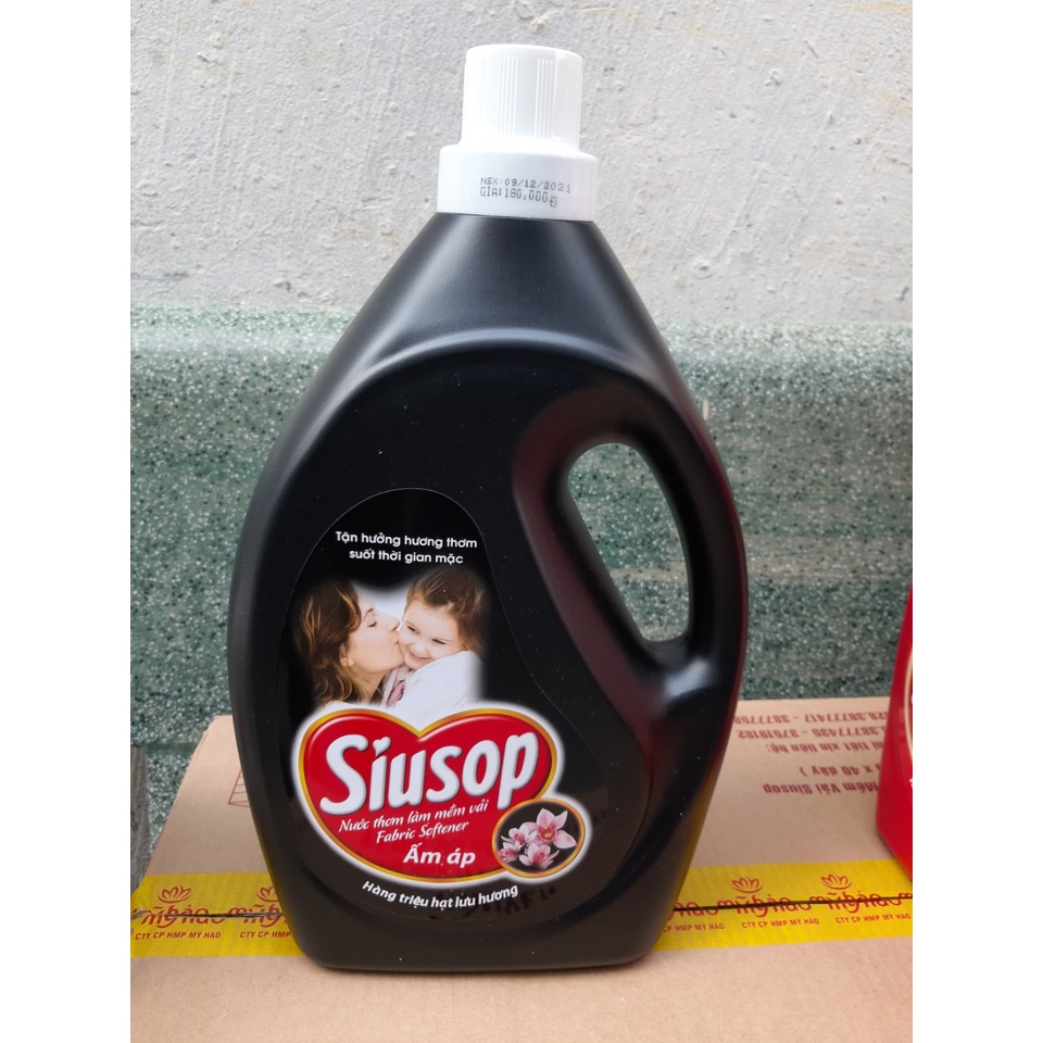 Nước xả quần áo Siusop 3.8kg- Hàng Triệu Hạt Lưu Hương