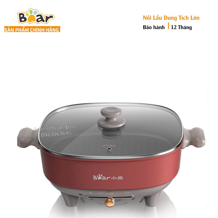 ✠✤Nồi Lẩu Đa Năng Bear DHG-C50S8 Dung Tích 5L