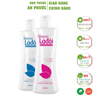 Dung dịch vệ sinh phụ nữ ⚡ CAM KẾT CHÍNH HÃNG ⚡ Dung Dịch Vệ Sinh Shema Lá Đôi làm sạch và ngăn ngừa nguy cơ vi.êm nhiễm
