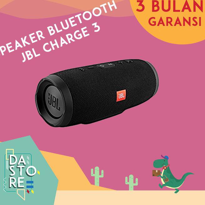 Loa Bluetooth Jbl Charge 3 Siêu Trầm Chống Thấm Nước Kèm Phụ Kiện