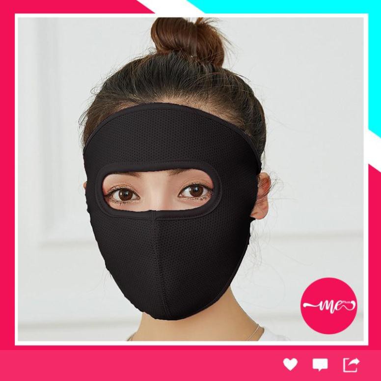 Khẩu trang Ninja 2 lớp vải cotton thông hơi che kín mặt chống nắng chống bụi nam và nữ - Khau trang