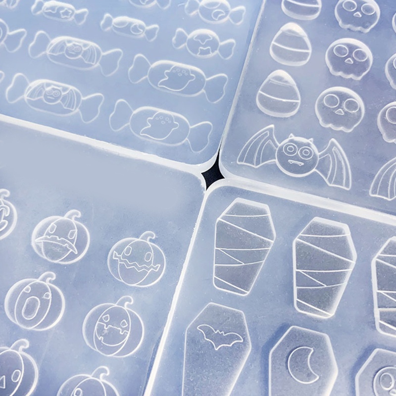 Khuôn Silicone Làm Bông Tai Phong Cách Halloween Độc Đáo