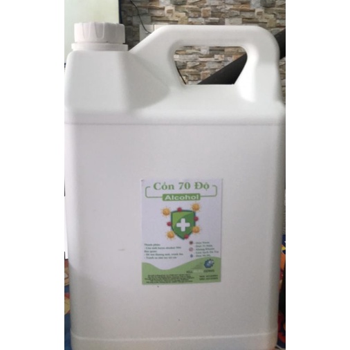 HCM _TRỢ GIÁ can 5 lít cồn 70 độ ,chuyên dùng để  sát  khuẩn ,rửa tay hàng công ty .