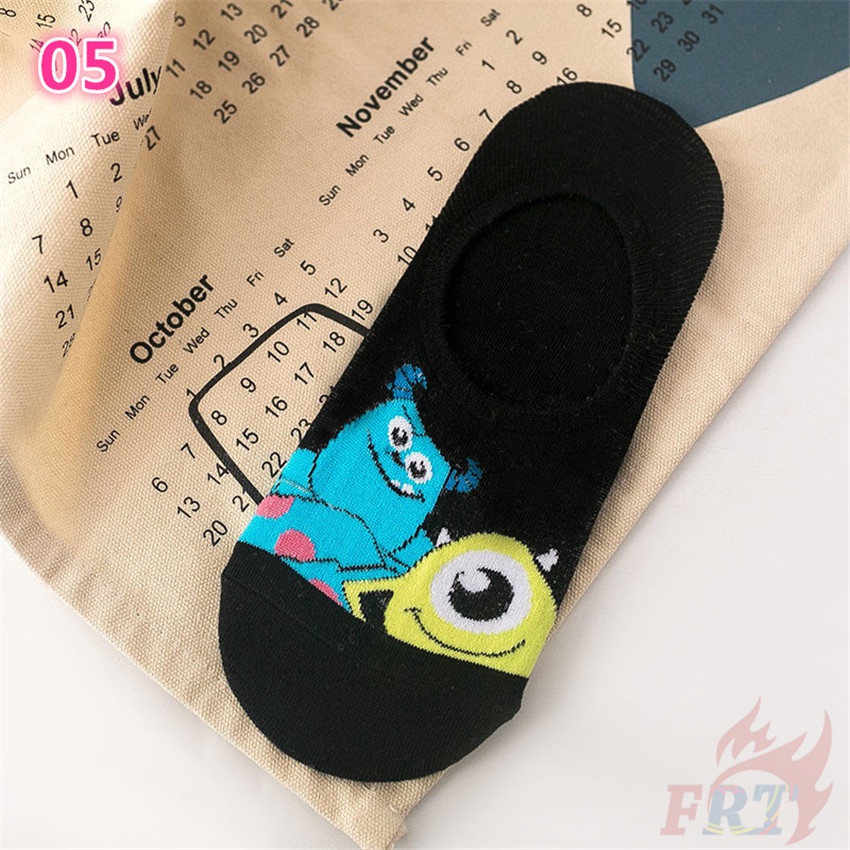 ❀ Vớ Mắt Cá Chân Q-1 Hoạt Hình Disney ❀ 1 Đôi Tất Ngắn Thời Trang Hip Hop Đường Phố Unisex