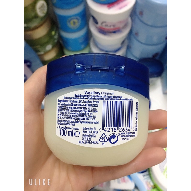 Sáp Dưỡng Ẩm Vaseline Original Protecting Jelly 100ml