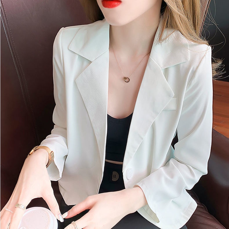 Áo Khoác Vest Dài Tay Phong Cách Thanh Lịch Dành Cho Nữ