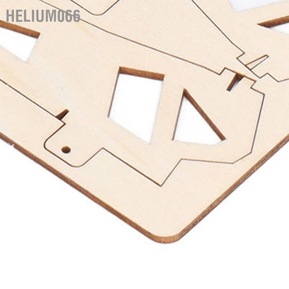 Helium066 Wooden Model Cars Kits 4 Wheel Drive Racing Car Building Puzzles DIY Scientific Experiment Educational Toys