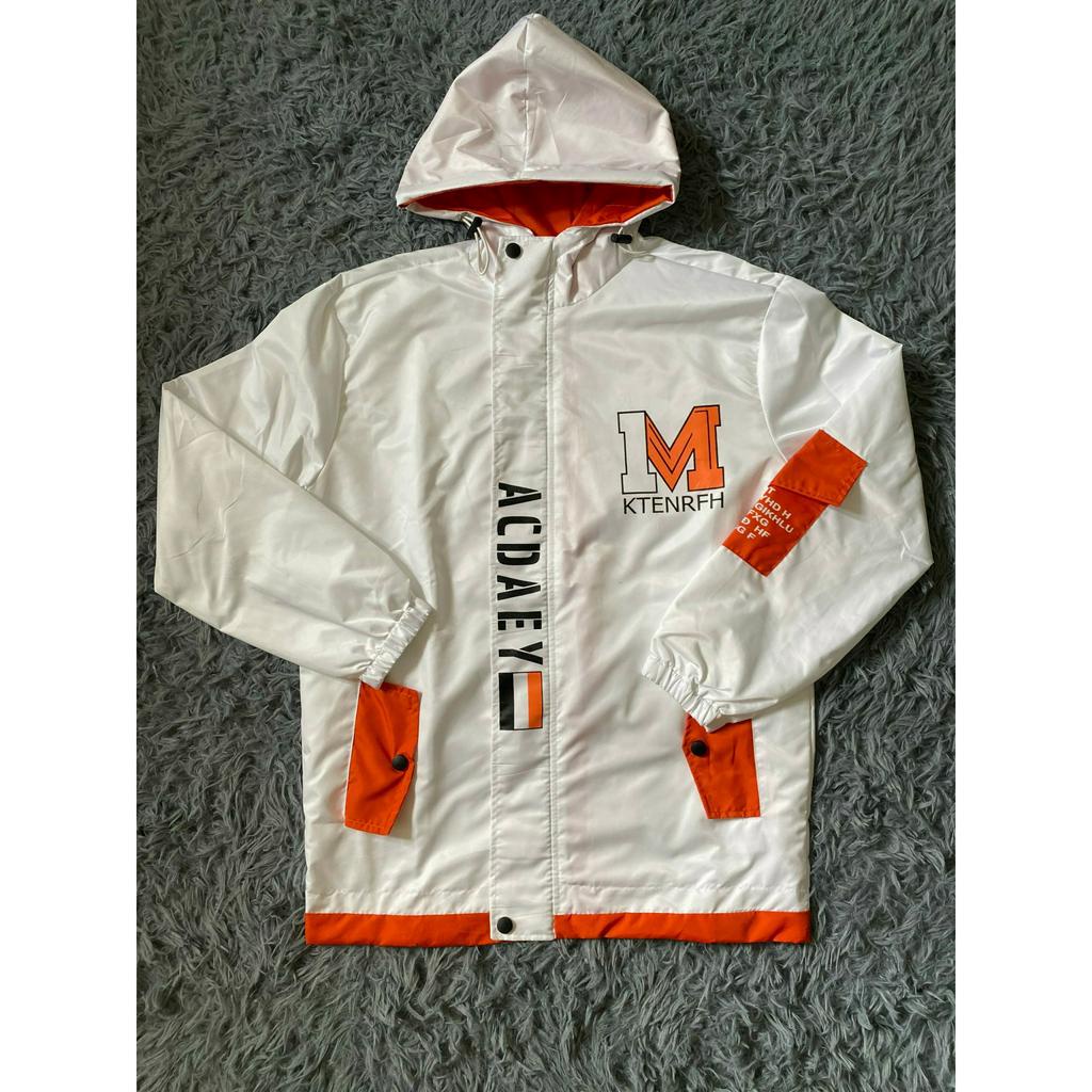 ÁO KHOÁC DÙ NAM CHỮ M LÓT MERO DÀY DẶN SHOP CHỤP THẬT CÓ TÚI TRONG