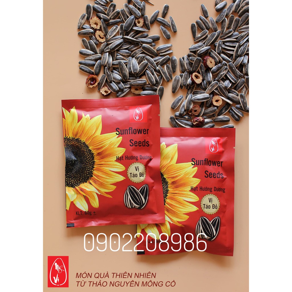 Hướng Dương Vị Táo Đỏ 60gr - Hướng Dương Mỹ Vị | BigBuy360 - bigbuy360.vn