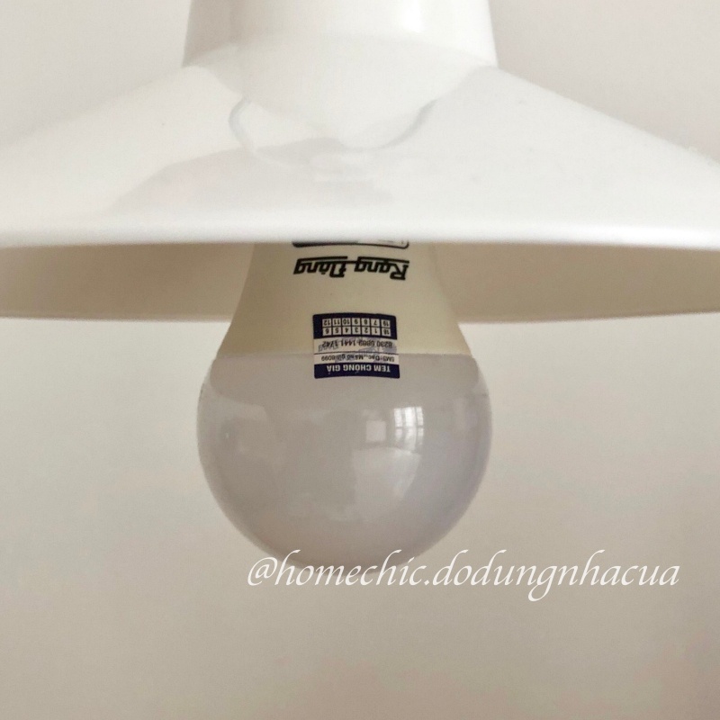 Chao đèn HOME CHIC chụp đèn trang trí chao đèn trang trí ngoài trời D25cm và đui E27 Kín nước