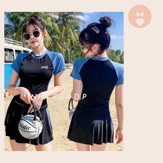 Đồ bơi áo rời + váy quần rời nữ