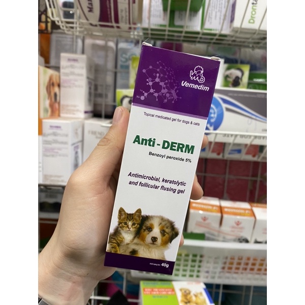 Anti-Derm kem bôi viêm da, ghẻ, xà mâu 40g