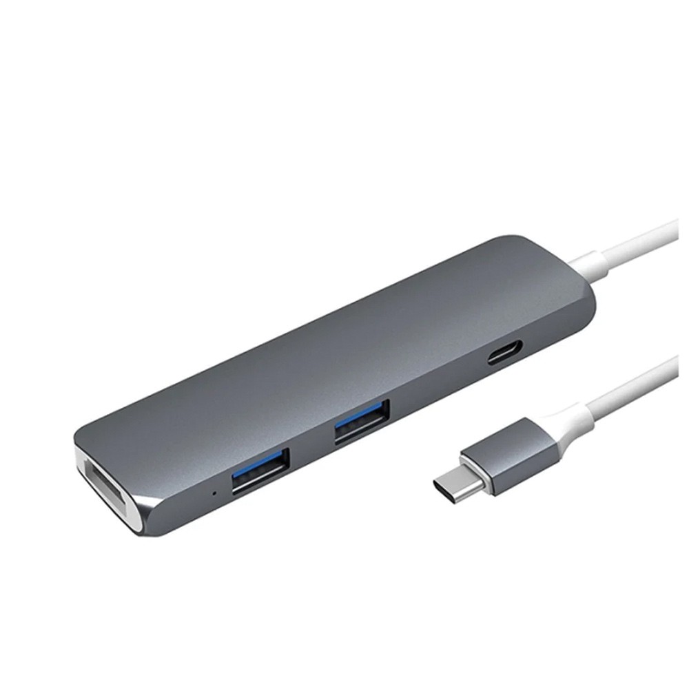 Bộ chia/ Hub USB-C HDMI 4K HyperDrive GN22B-GR (Xám) - Bảo hành 12 tháng