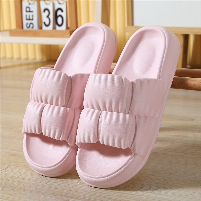 Tikp Dép Sandal Dép bánh mì nữ, Chống Trượt ​đế độn siêuBằng EVA 8 Màu Size 36-45