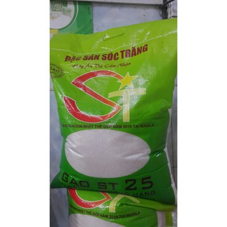 2kg Gạo ST25 Lúa Tôm Gạo ngon nhất thế giới (tách lẻ từ bao 50kg)