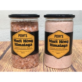 [Mã GROSALE2703 giảm 8% đơn 250K] Combo muối hồng + bột muối hồng Himalaya