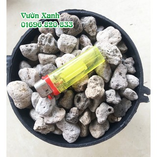 SIÊU RẺ - Đá Pumice (đá bọt núi lửa) 1kg trồng cây thoát nước, giữ ẩm, nhẹ trồng ban công, tầng thượng hàng nhập khẩu.