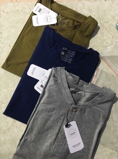 Áo thun nam cổ Henry cao cấp
