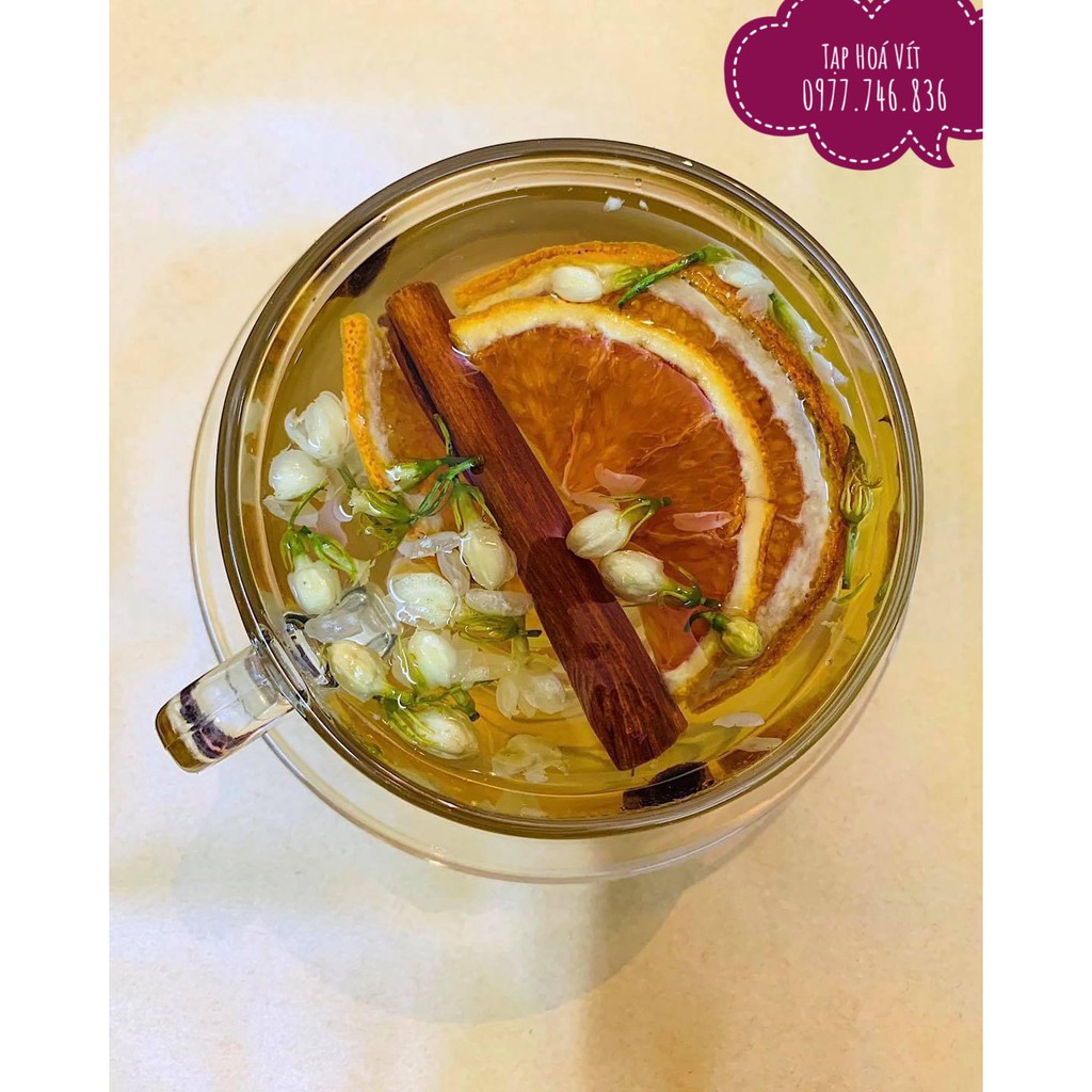 Set Trà Cam Quế Hoa Nhài (Mix Hoa Khô)