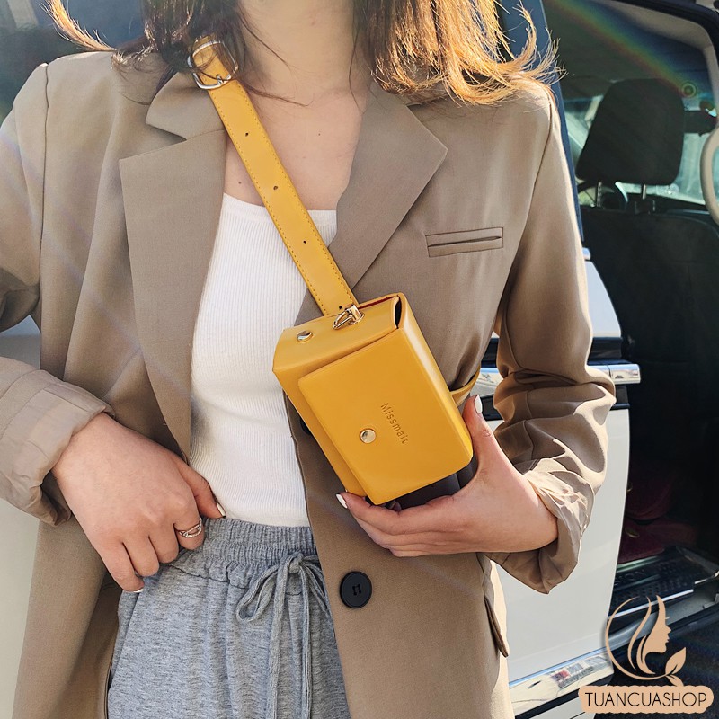 Túi đeo bụng đeo chéo mini MISSMAIT 2 dây HT818