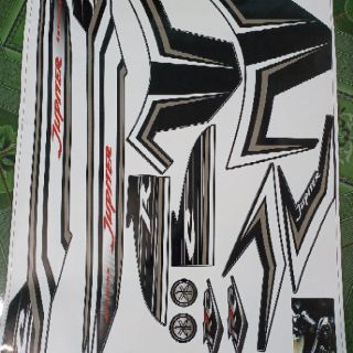 Tem rời jupiter Rc dán xe đen