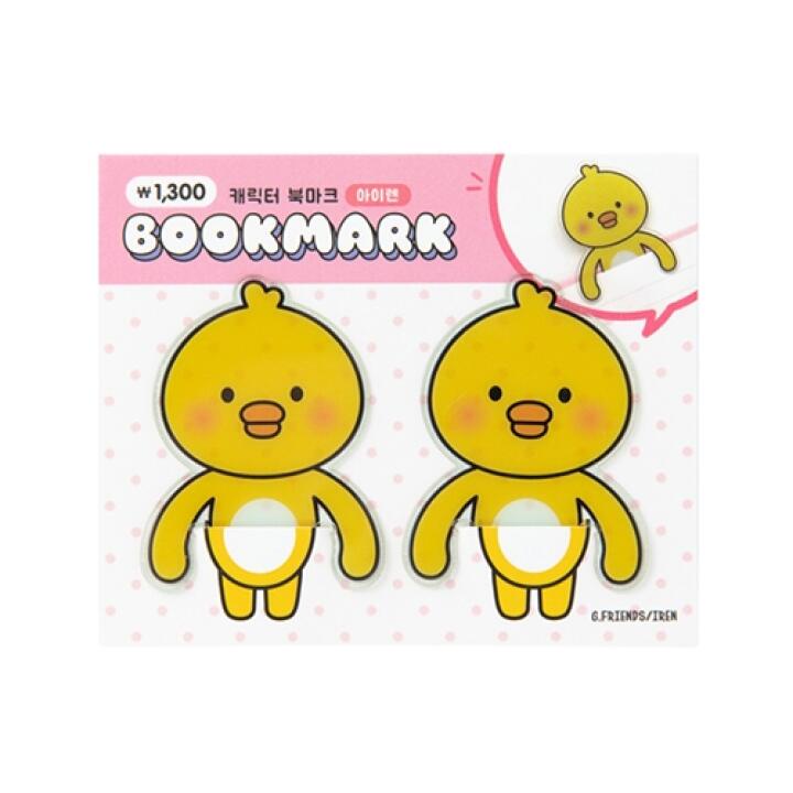 Set 2 Thẻ Đánh Dấu Sách ARTBOX Hàn Quốc Chất Liệu PVC In Hình Nhân Vật Iren