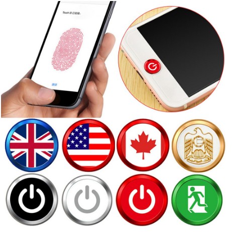 Nút Home Hoạt Hình siêu Cute Cho IPhone 5 5S/ 6 6Plus /6S 6SPlus /7 8/ 7 8 Plus (Touch Id Buttom)