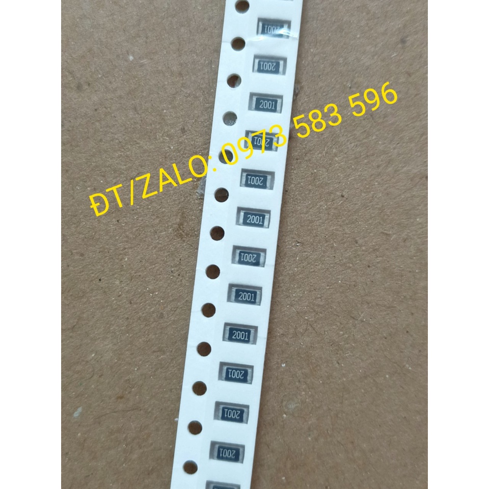 Điện Trở Dán 2001 1206 1/4W (100 con/Túi)