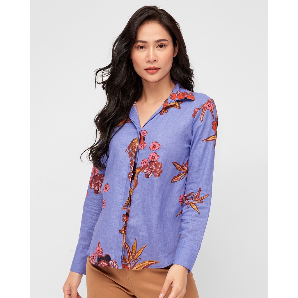 Áo Nữ Linen tím F2 Fashion & Freedom