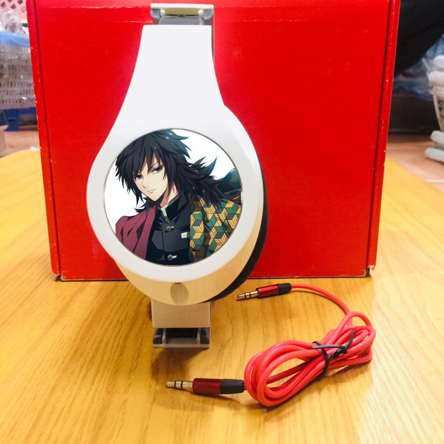 Tai nghe heatphone thủy trụ tomioka giyuu kimetsu no Yaiba mẫu ngẫu nhiên
